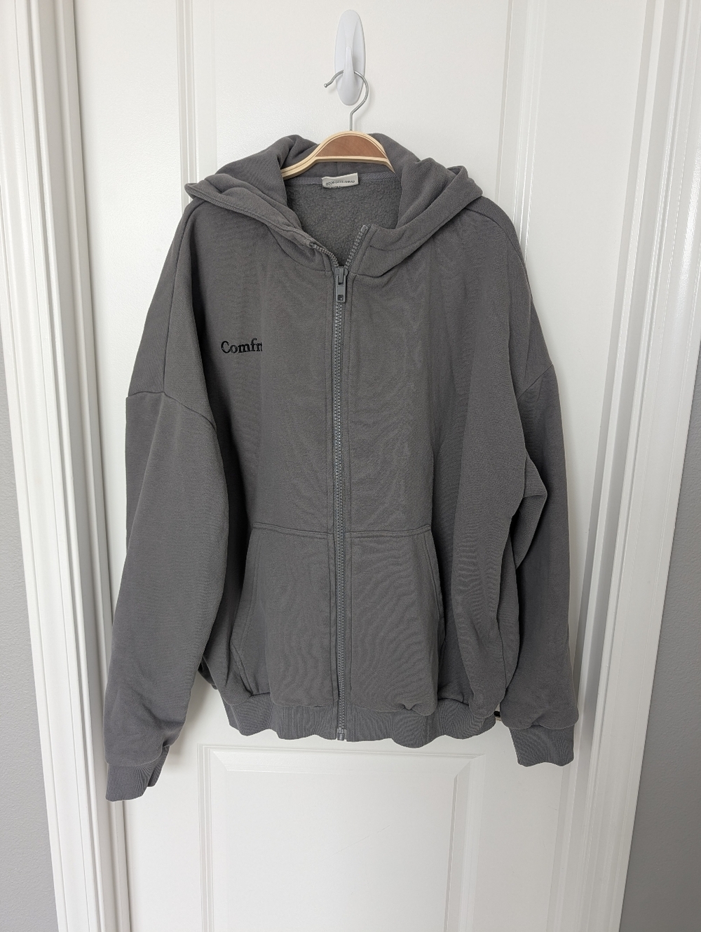 Comfrt Gray Cloud Zip Hoodie